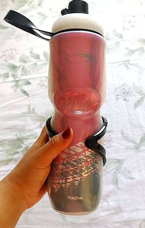 Botella Térmica Caramanola para Bicicleta Squeeze 700ml + Soporte
