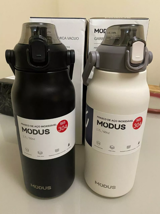 Botella térmica de viaje de acero inoxidable 1700 ml con aislamiento al vacío