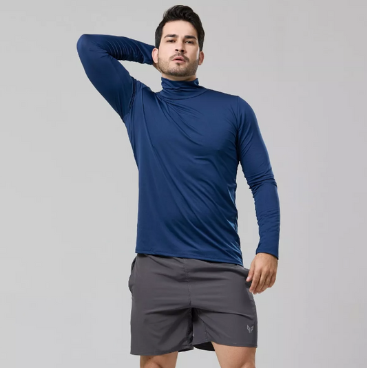 Camisa de Cuello Alto Térmica UV Masculina