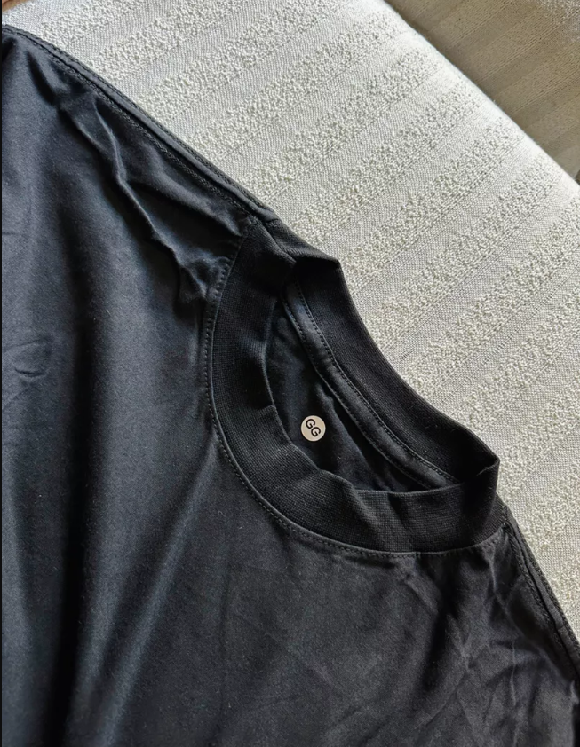 Camiseta Oversized Streetwear para Hombre Cuello Alto